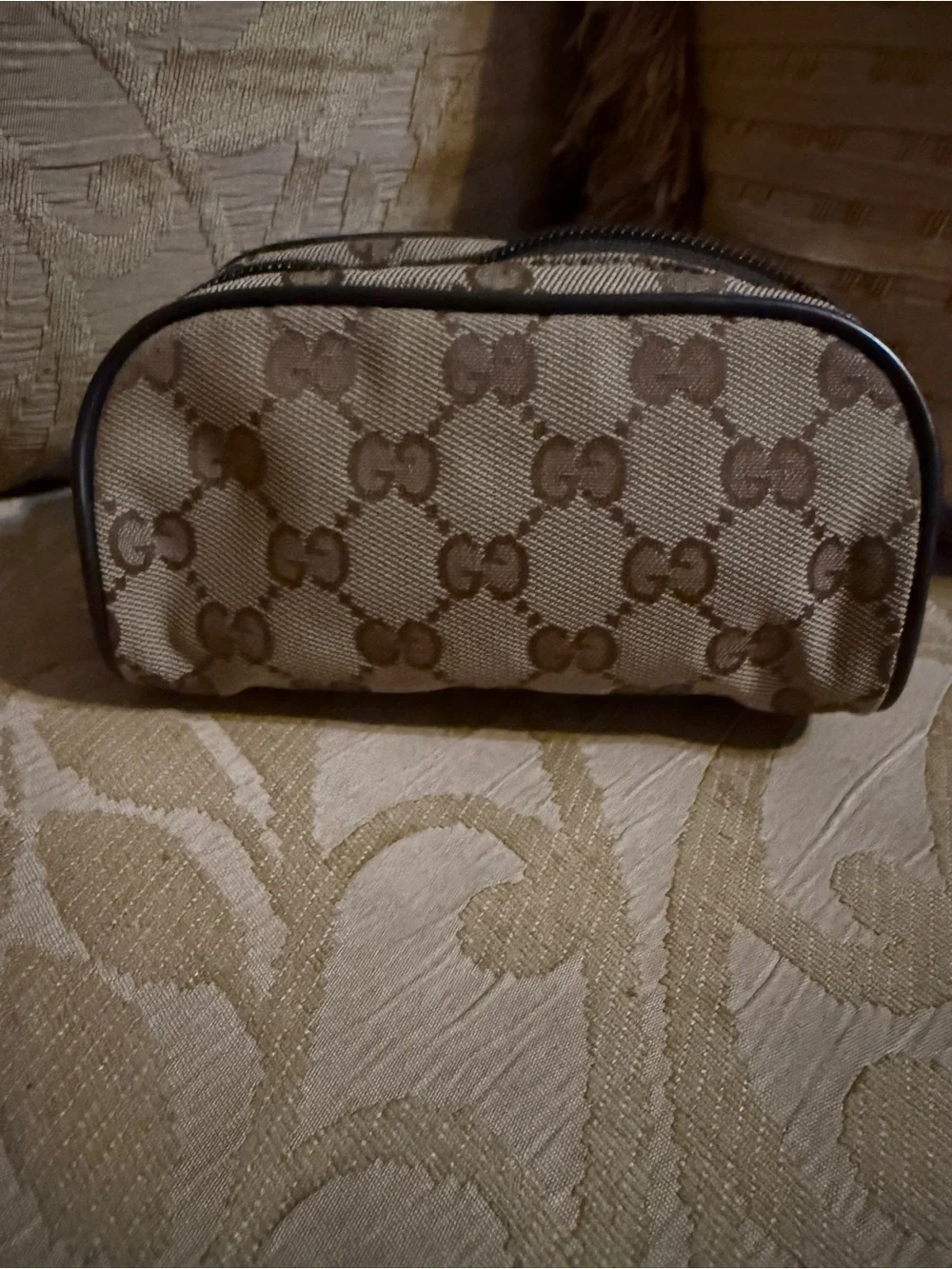 Vintage Gucci GG Canvas DressCosmetic Pouch - Model 138044 preloved